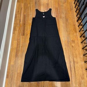 DKNY Black V-Neck Dress
